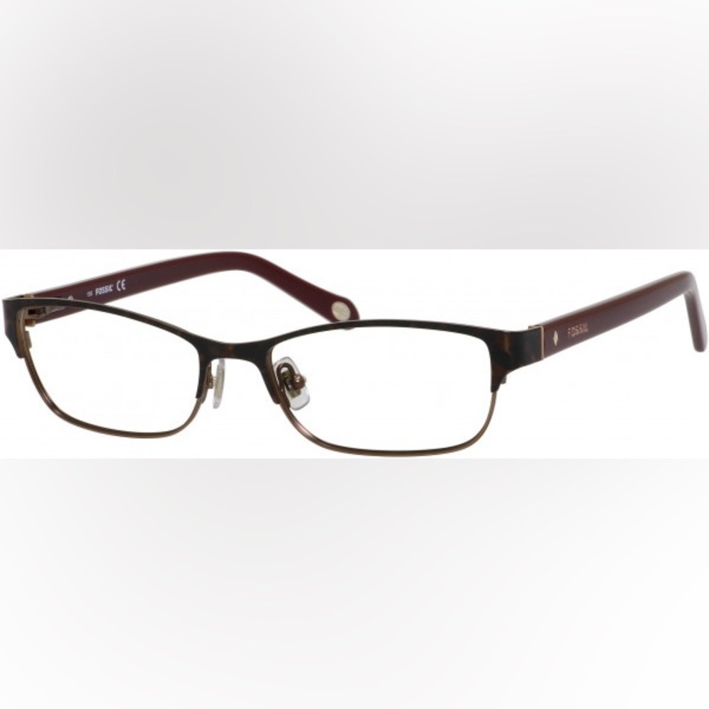 Fossil FOS6034 0DC7 135 Womens Prescription Eyeglasses in Demi Brown with Case